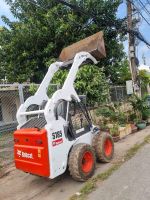 Xe Bobcat thổi bụi mặt đường Bobcat S185 cũ