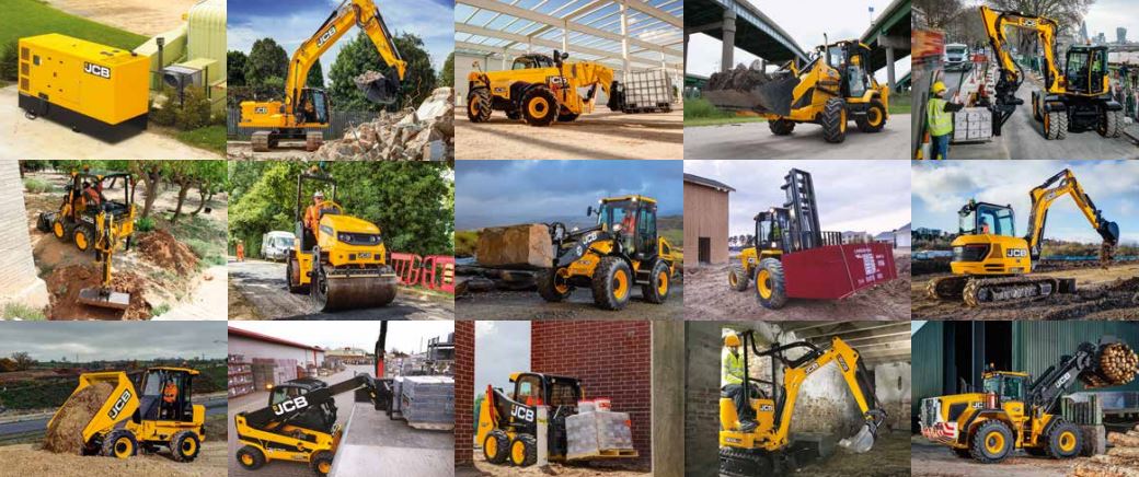 Các dải sản phẩm JCB